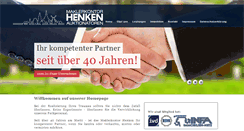 Desktop Screenshot of maklerkontor-henken.de